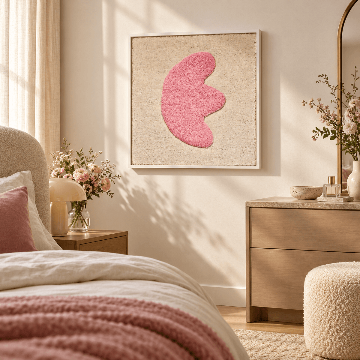 framed "Seashell" tapestry