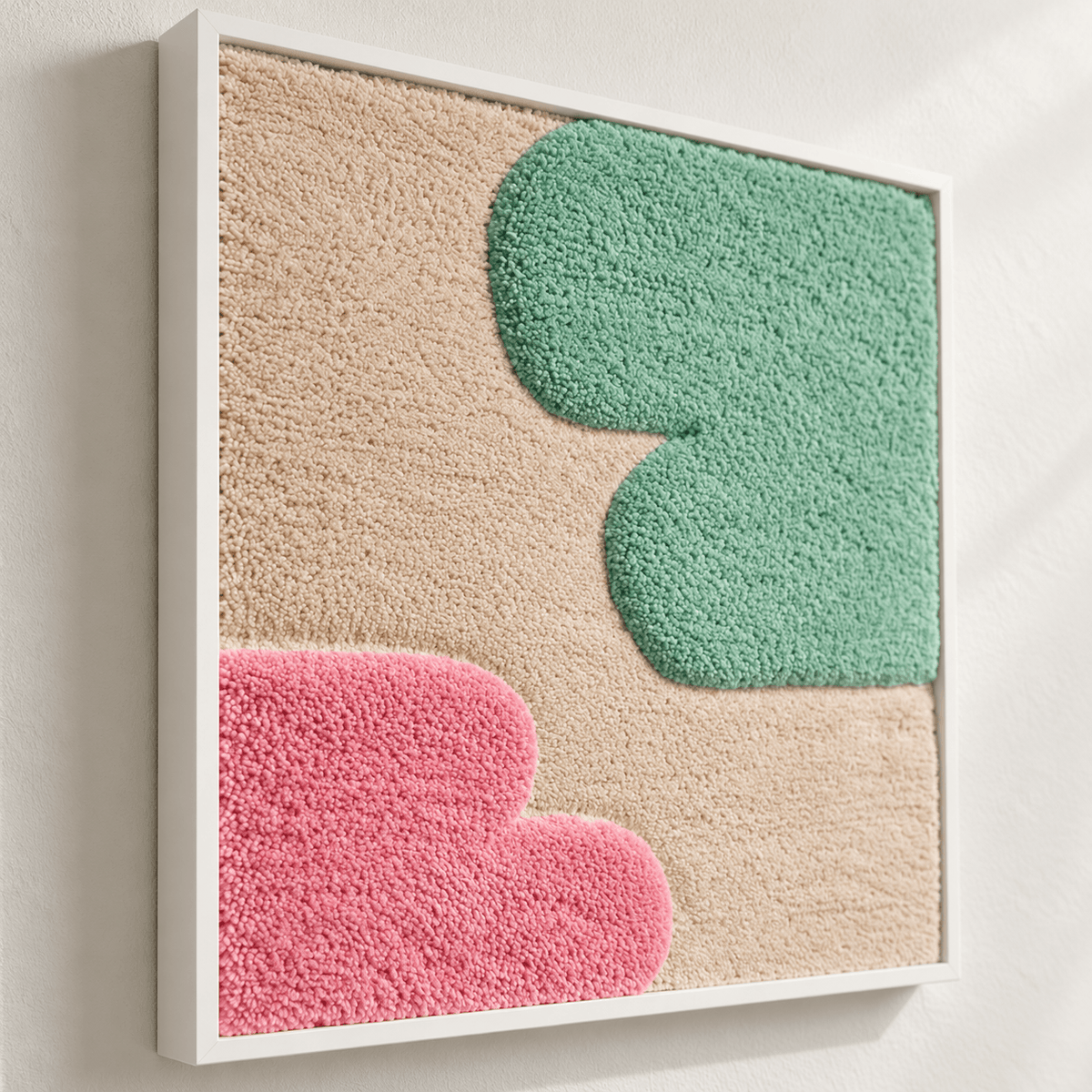 framed wall hanging "Shapes"