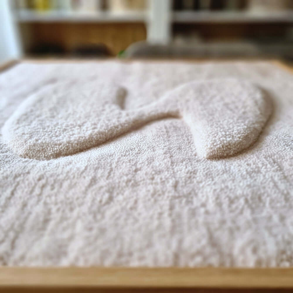 gerahmter Wandteppich "organic"