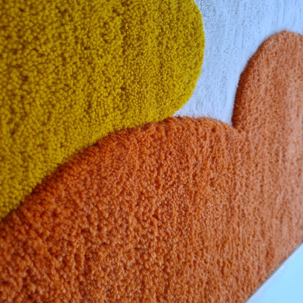 gerahmter Wandteppich "sundown"