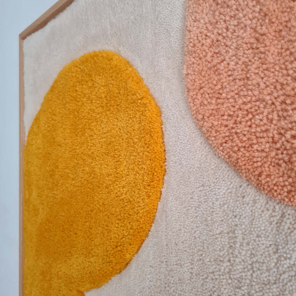 gerahmter Wandteppich "sundown"