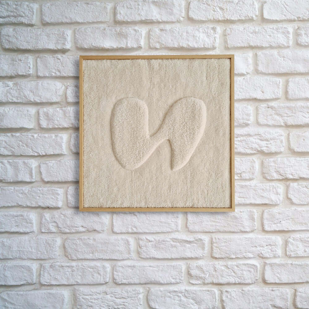Wandteppich gerahmt