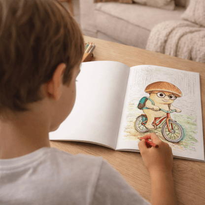 Malbuch "Abenteuer im Mooswald"