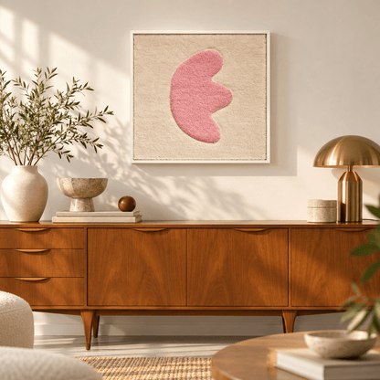 framed "Seashell" tapestry