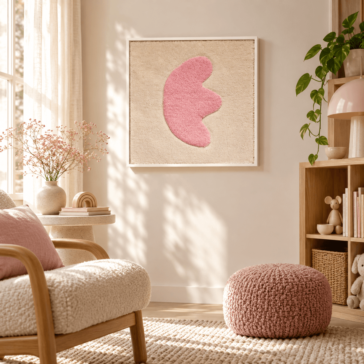framed "Seashell" tapestry