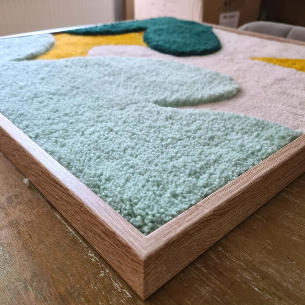 gerahmter Wandteppich &quot;organic harmony&quot;