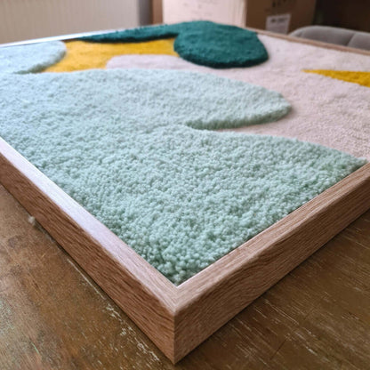 gerahmter Wandteppich &quot;organic harmony&quot;