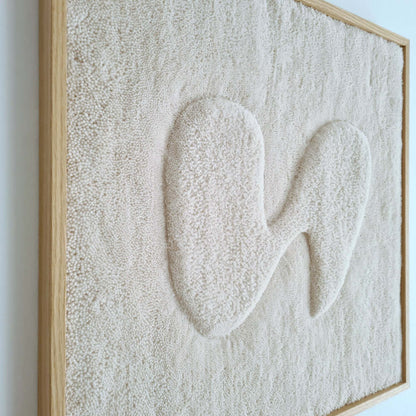 gerahmter Wandteppich &quot;organic&quot;